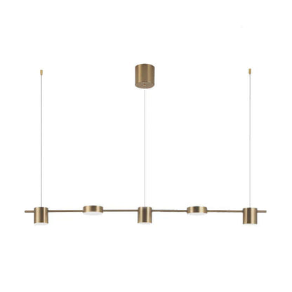Moderne LED Pendelleuchte Aluminium Trommel Design