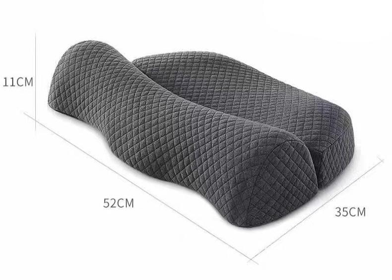 Orthopedic neck support pillow made of memory foam