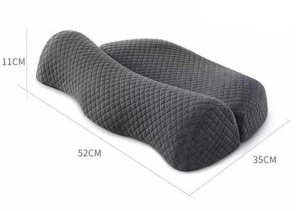 Orthopedic neck support pillow made of memory foam
