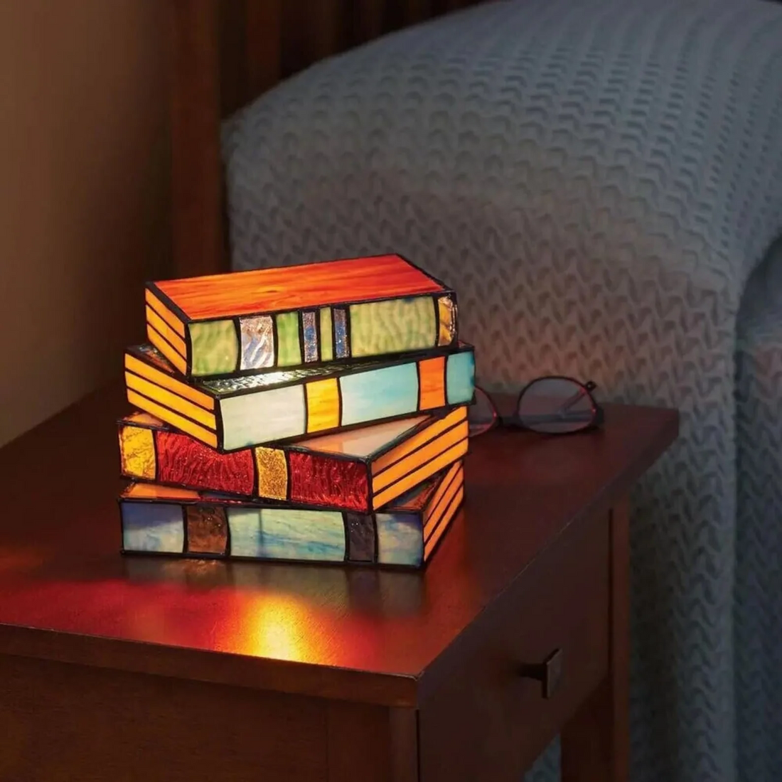 Bücher Lampe