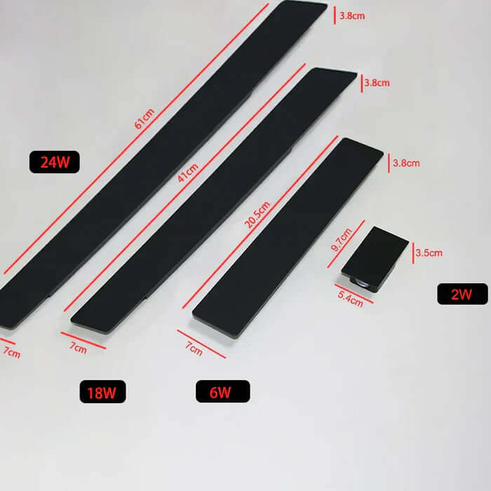 Wetterfeste LED Außenwandleuchte Aluminium