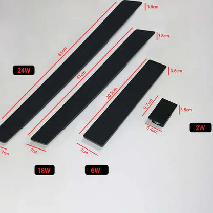 Wetterfeste LED Außenwandleuchte Aluminium