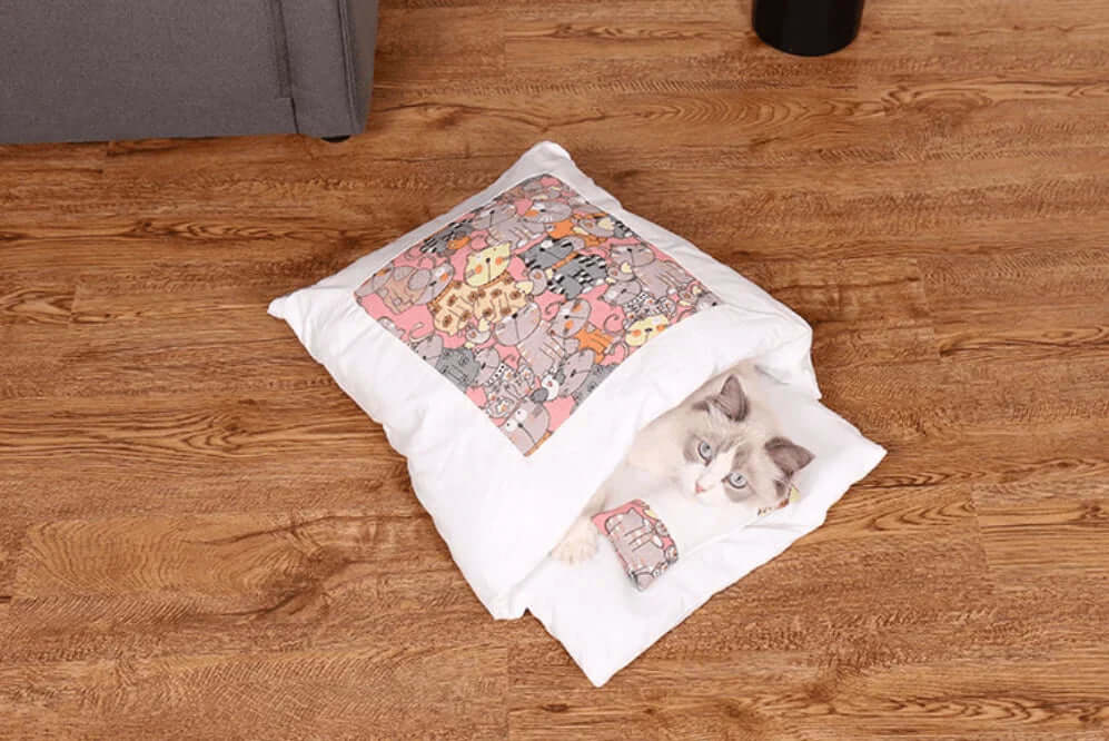 Kuscheliger Katzenschlafsack für wohlige Nächte