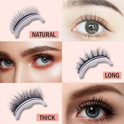 Wiederverwendbare selbstklebende Wimpern für natürlichen Wimpern-Look