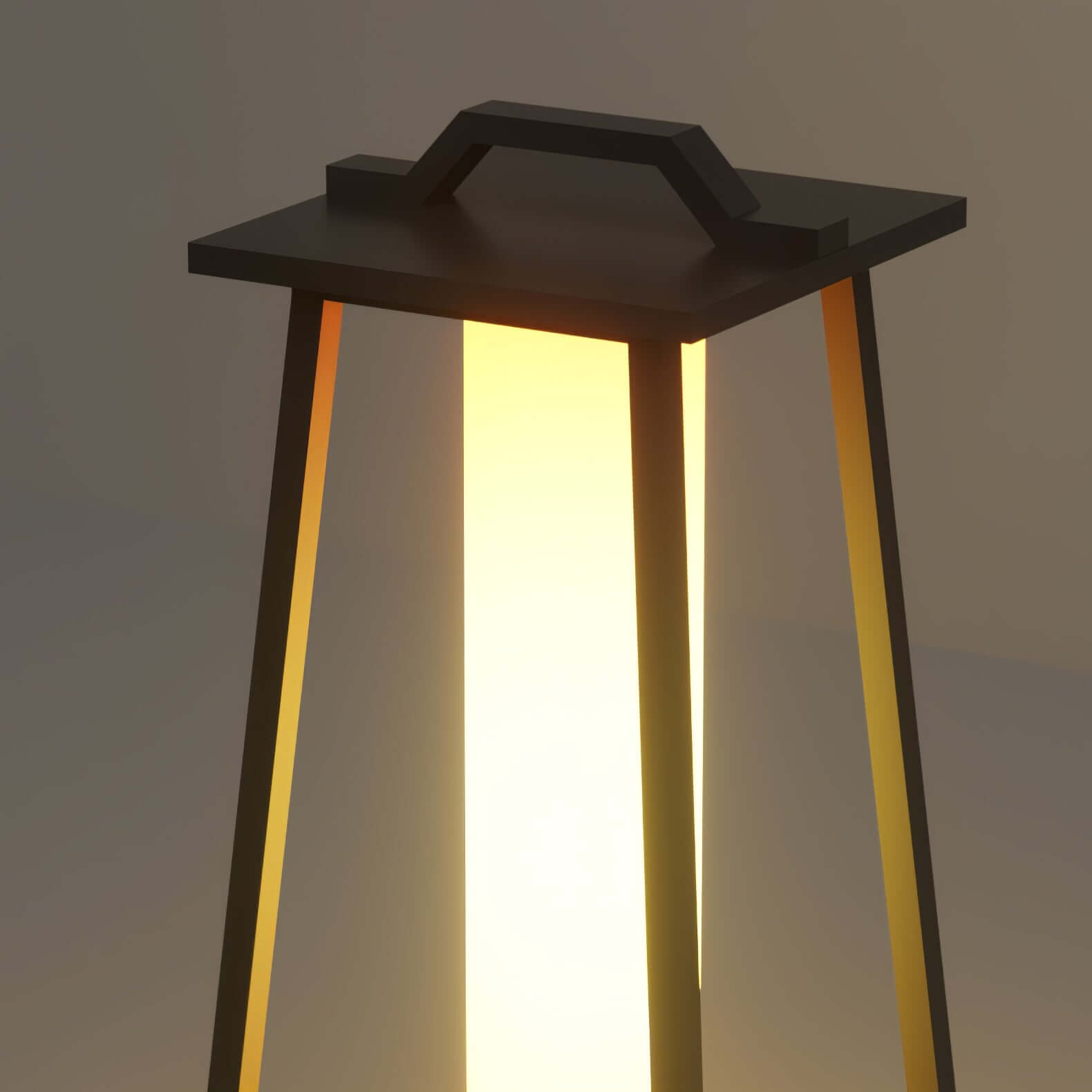 Tragbare LED Außenleuchte für Garten &amp; Balkon