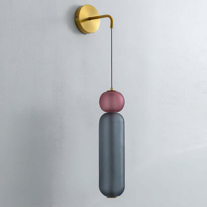 Elegante Wandleuchte mit Glockenorchideen