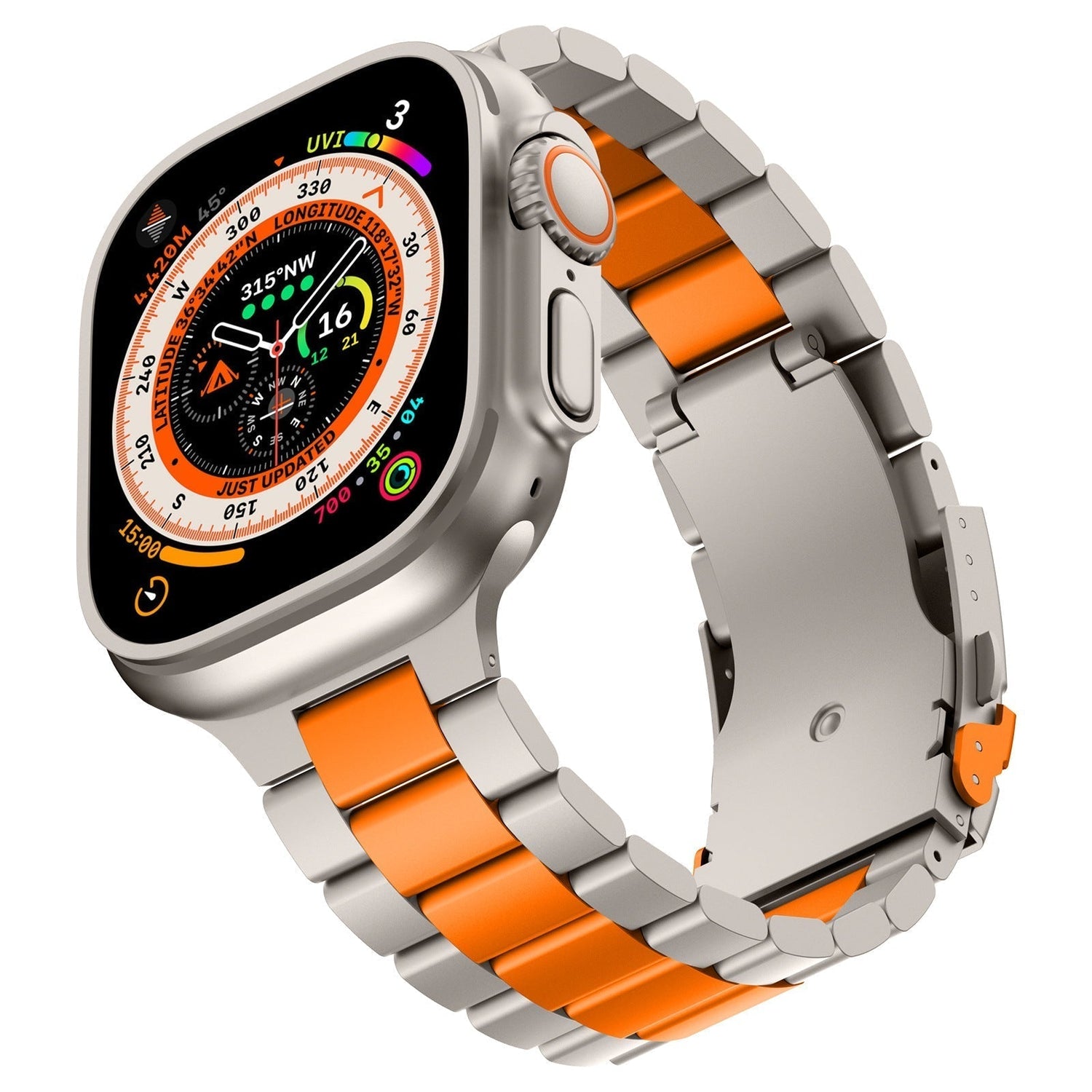 Business-Stil Titanarmband für Apple Watch