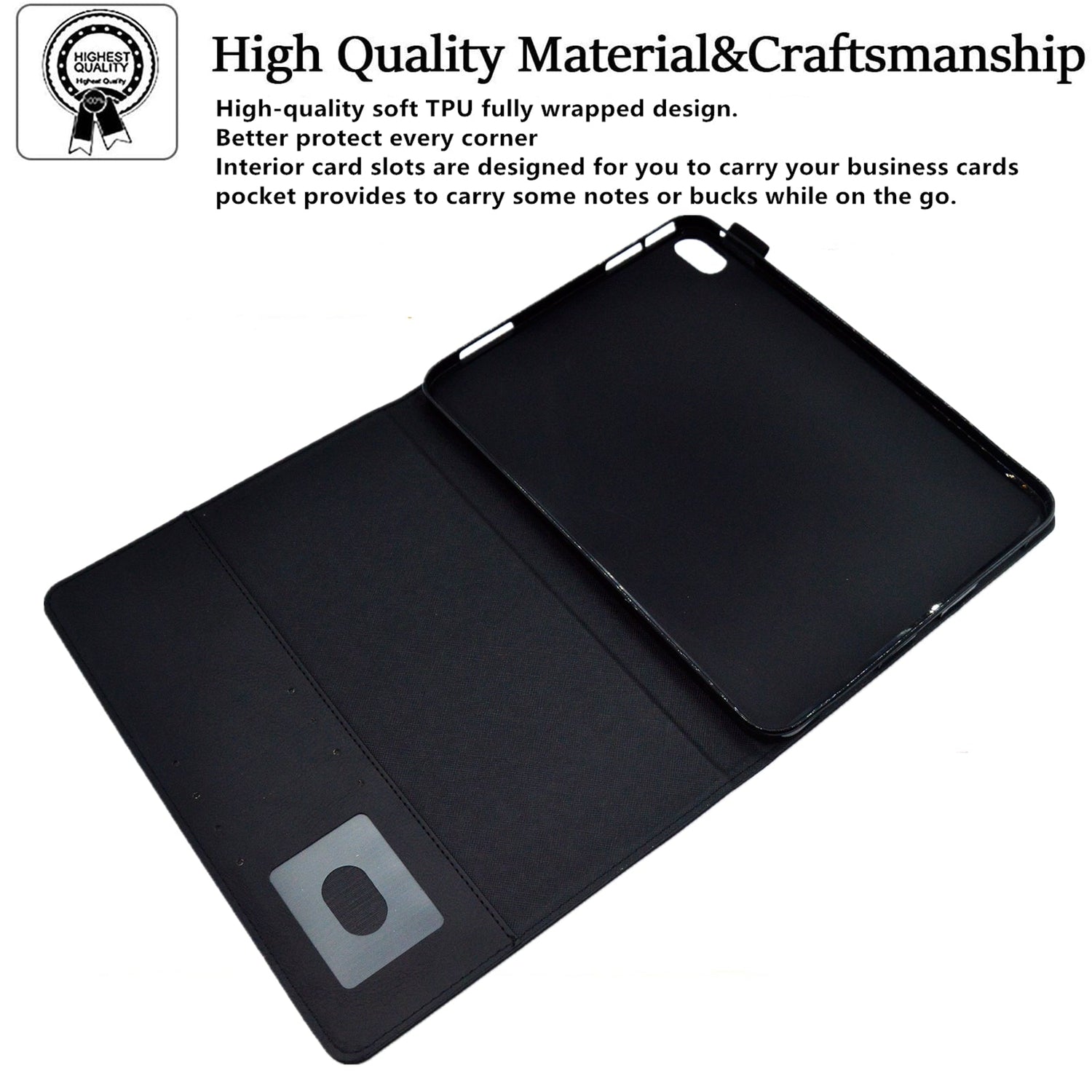 Business Folio Magnetische PU Leder Pad Fall Für APPLE iPad