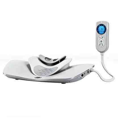 Multifunktionales Nacken- und Schultermassagegerät mit Traktion, Wärme- und Elektrotherapie – Schmerzlinderung für Zuhause