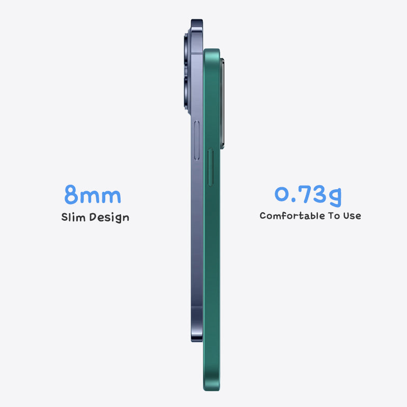 iPhone-Serie | Mattes Glas Case mit großem Fenster