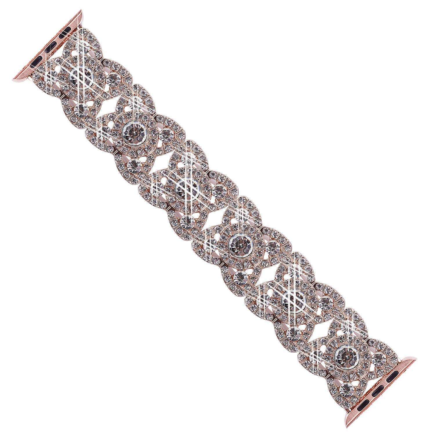 Blume Metall Diamant Band für Apple Watch