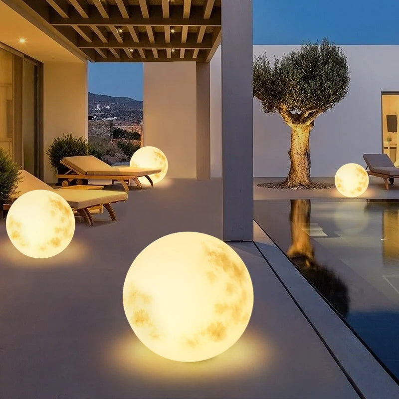 Moonlampe | Wetterfeste Gartenlampe mit LED Beleuchtung
