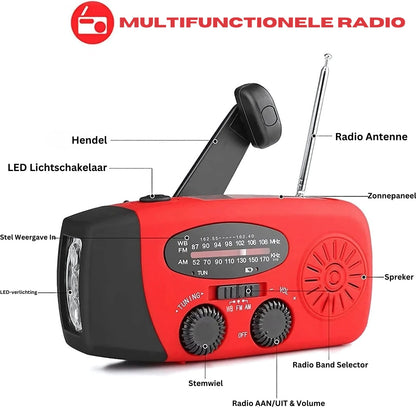 Ultimative Notfallradio mit Powerbank &amp; SOS-Funktion