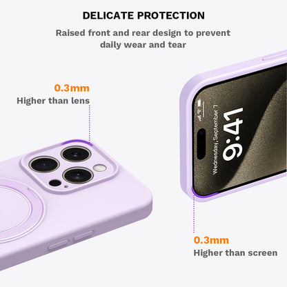 Dunkelviolett|Halterungshülle aus flüssigem Silikon für iPhone