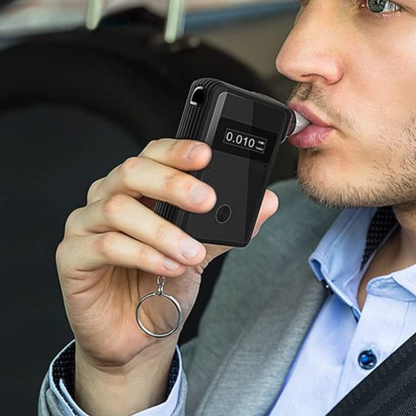 Smart Compact Tragbares Alkohol-Messgerät für Zuhause / Auto Atemalkoholtester