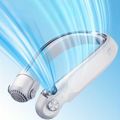 Wiederaufladbarer Nackenventilator – Leicht, Leise &amp; 3-stufig regelbar mit bis zu 10 Std. Laufzeit