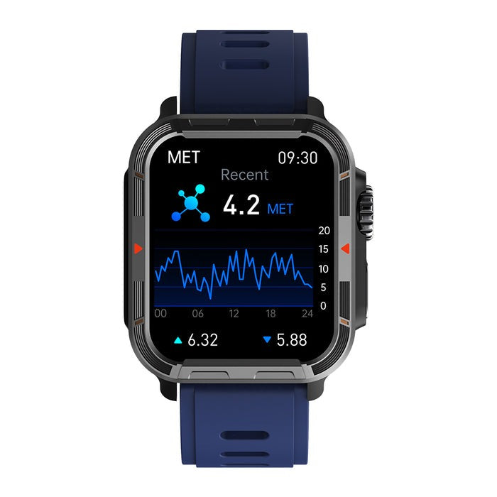 Zelara-Robuste Sport-Smartwatch Zelara VEE PRO zur Überwachung der Körperzusammensetzung/EKG/Blutzucker/Blutdruck/Herzfrequenz