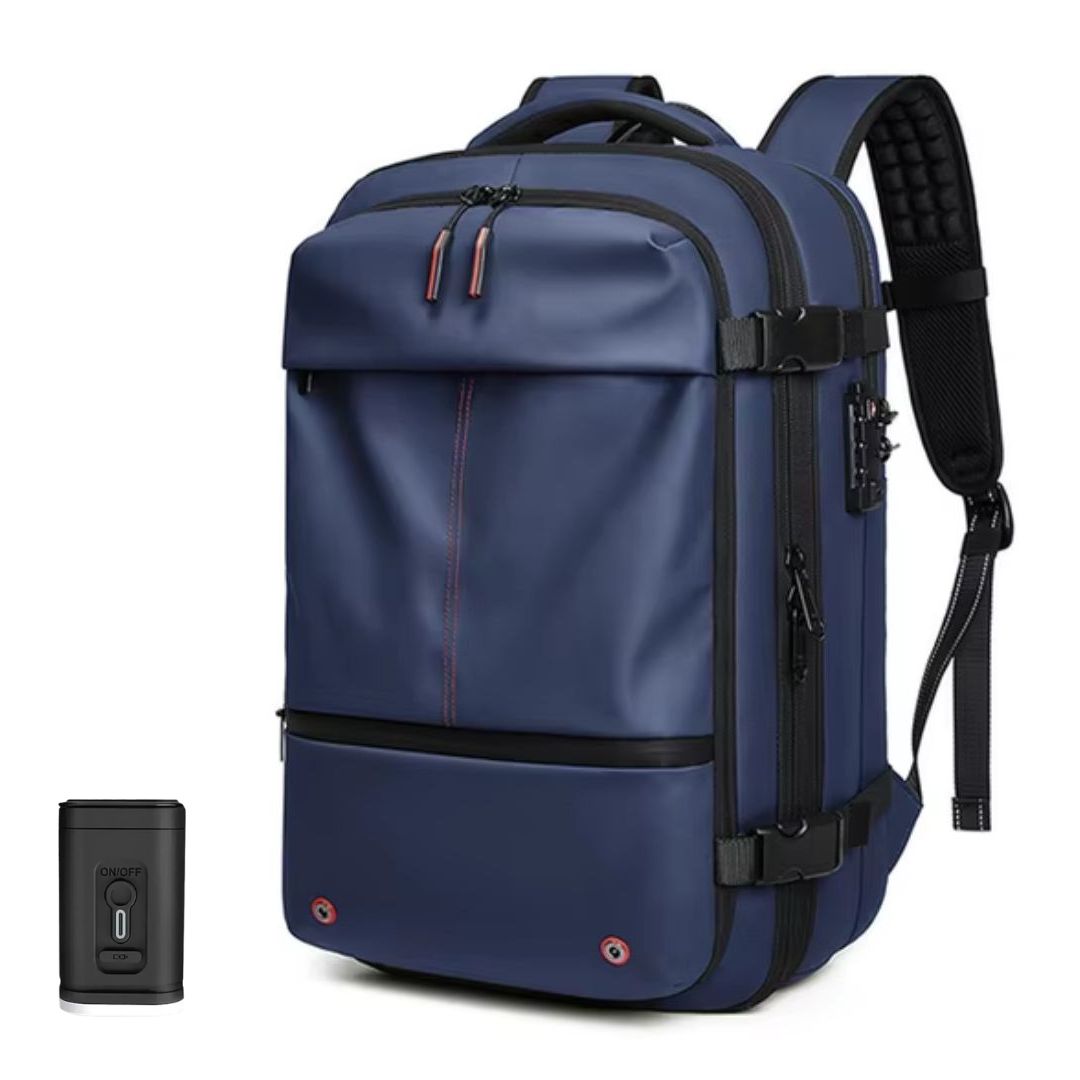 VacPack Rucksack | Platzsparende Tasche für Reisende