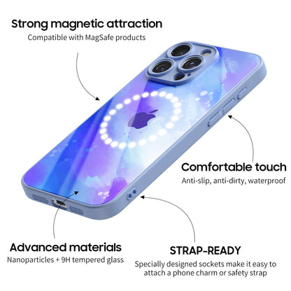 Blau und Weiß | iPhone-Serie stoßfeste Schutzhülle