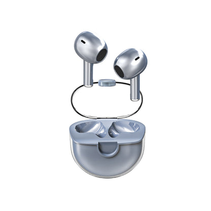 Klarer Bluetooth-Kopfhörer mit Ladegerät