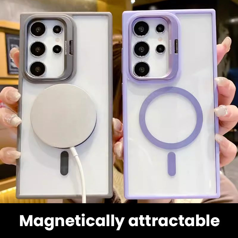 Samsung Transparente Magnetische Halterung Telefonhülle