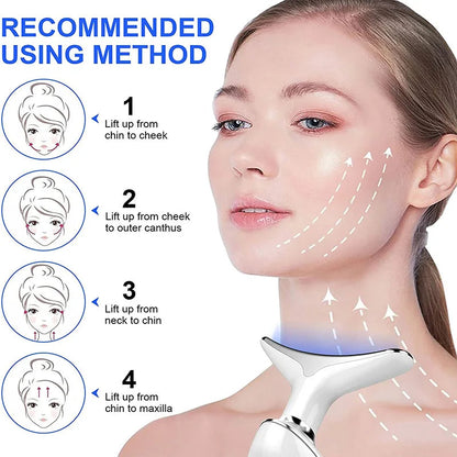 LED Gesichts- &amp; Halslifting-Massager