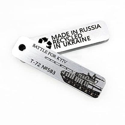 Ukrainischer brutaler Militär-Schlüsselanhänger
