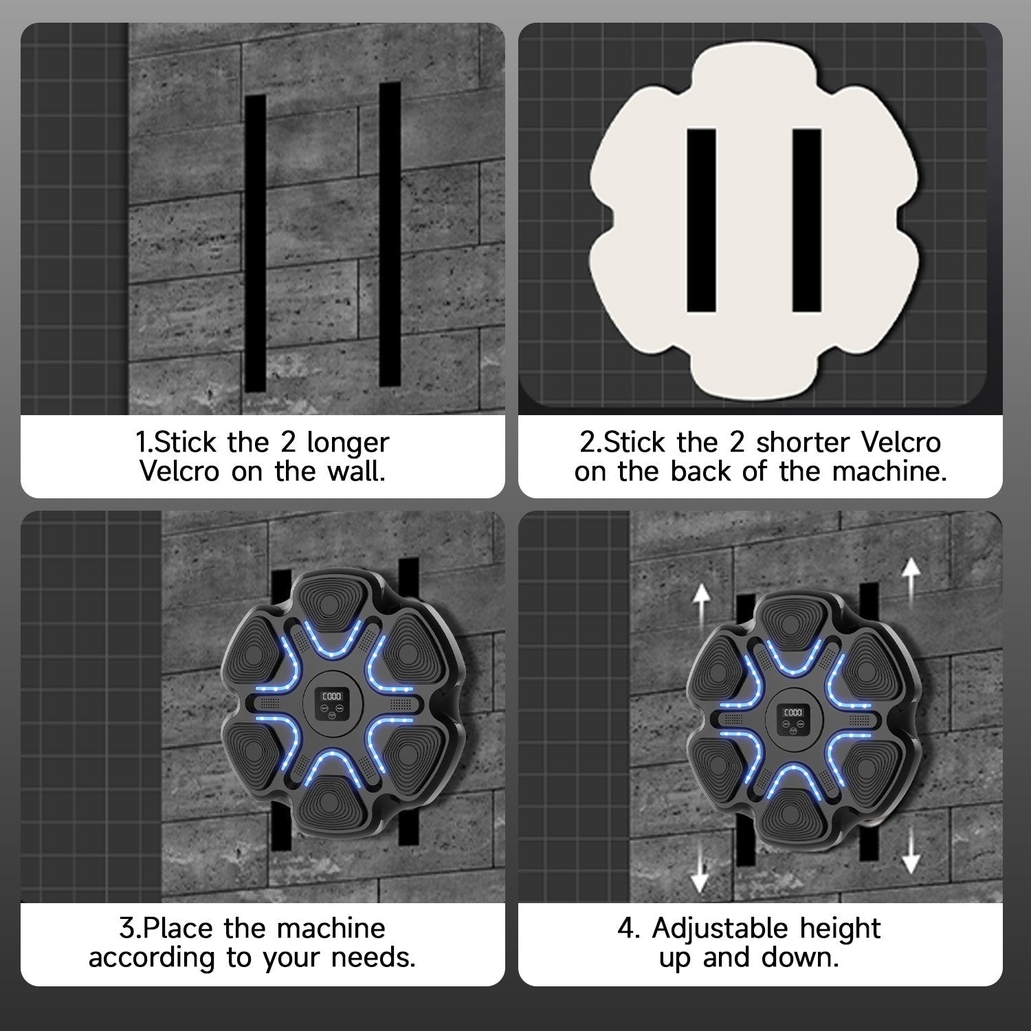 Tragbare Musik-Boxmaschine mit Bluetooth – Stressabbau &amp; Vielfältige Trainingsmodi für Fitness