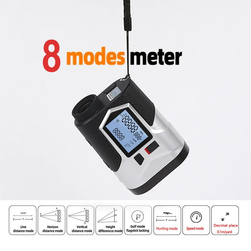 1200M Wiederaufladbarer Golf Laser Entfernungsmesser