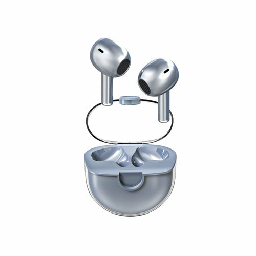 Klarer Bluetooth-Kopfhörer mit Ladegerät