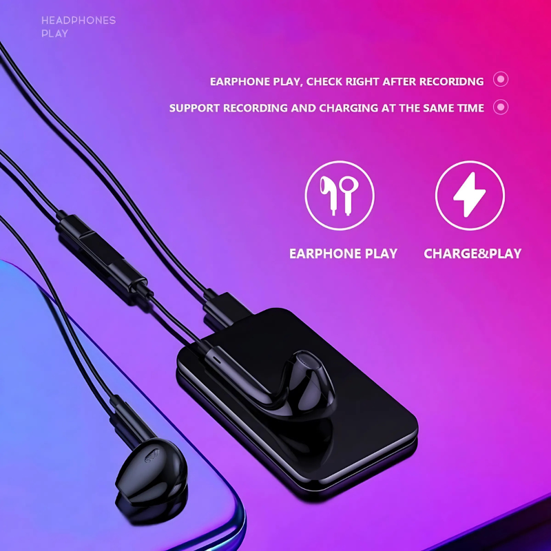 Zelara Pro | Mini Ultra-Dünn Professionelle Spy Mikrofon Recorder