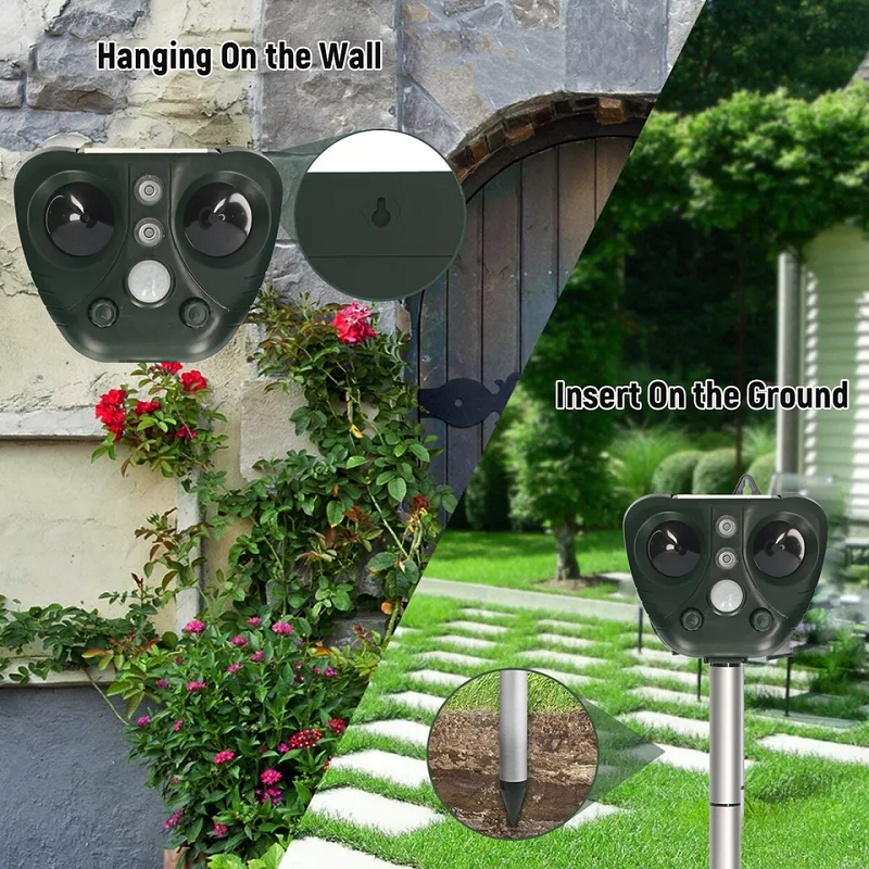 Ultrasonic Vogelvertreiber, Solarbetrieben