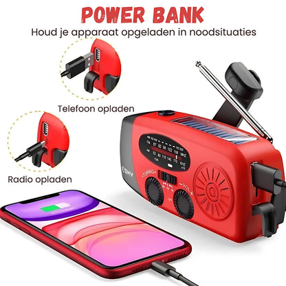 Ultimative Notfallradio mit Powerbank &amp; SOS-Funktion