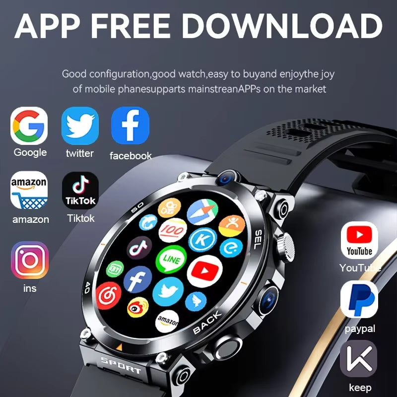 FitSync: Eleganter Fitness-Tracker | Herzfrequenz &amp; Schritte überwachen