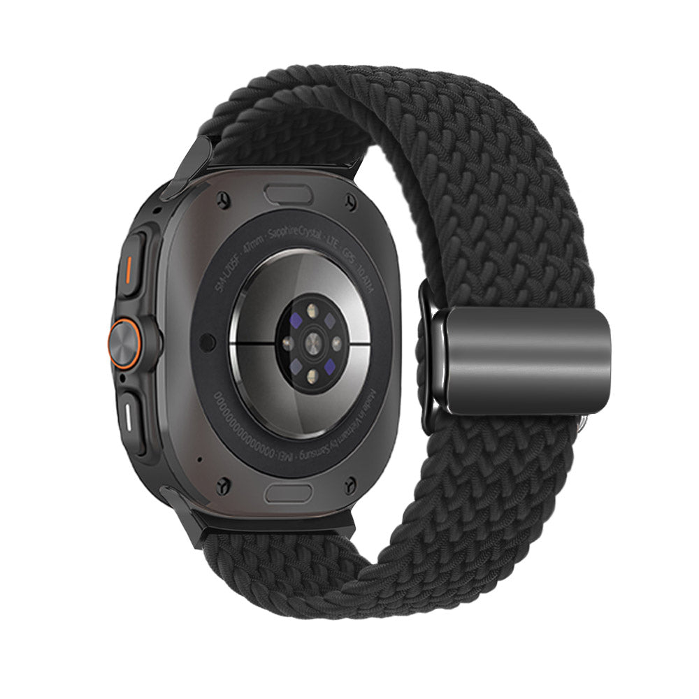 Magnetische Schnalle gewebtes Nylonarmband für Samsung Galaxy Watch Ultra