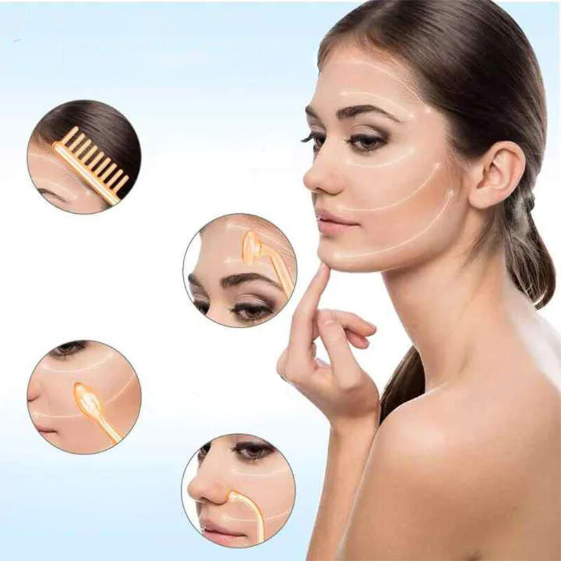 4-in-1 Tragbares Hochfrequenz-Elektrotherapie-Schönheitsgerät