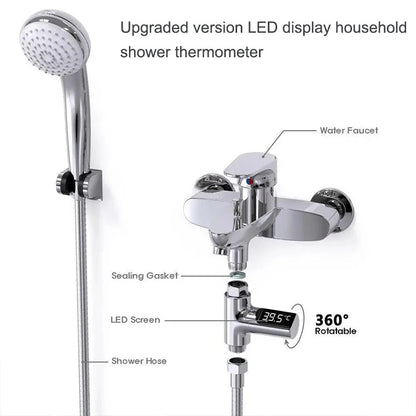 LED-Display Wasser Duschthermometer