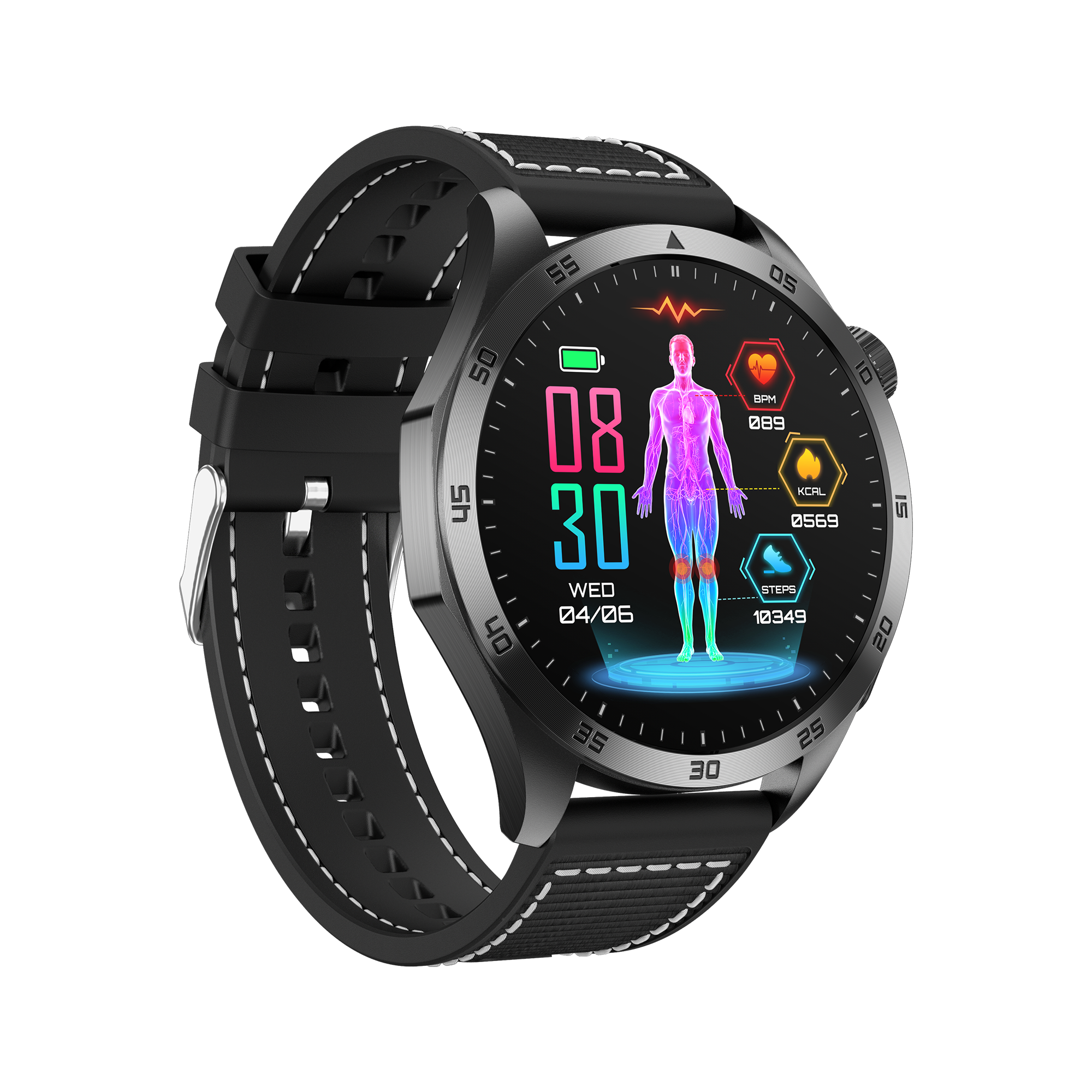 Zelara pro 4 Intelligente mikrophysikalische Untersuchung Blutzucker EKG Druck Blutsauerstoff Smartwatch