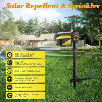 Automatischer Bewegungsaktivierter Tierabwehr-Gartensprinkler - Tier-Sensor Außenrasen-Wassersprinkler