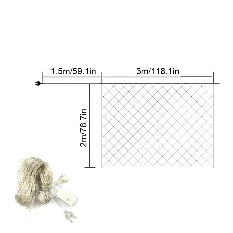 Solar Fischernetz Licht