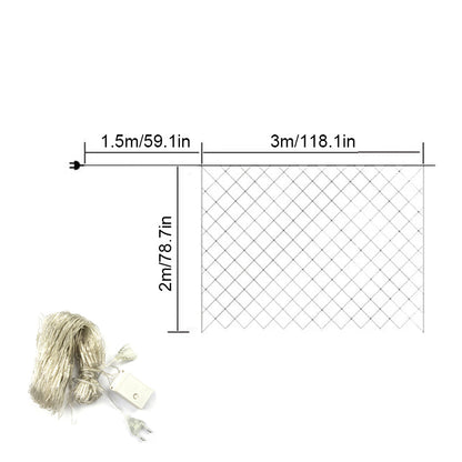 Solar Fischernetz Licht