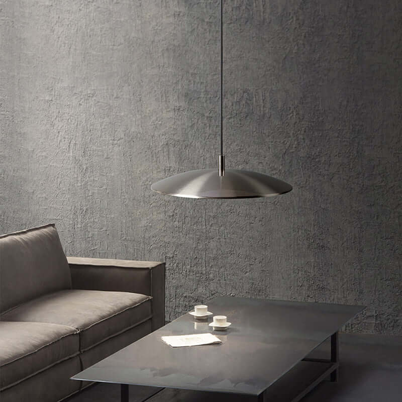Moderne LED Pendelleuchte - Eisen Nickel