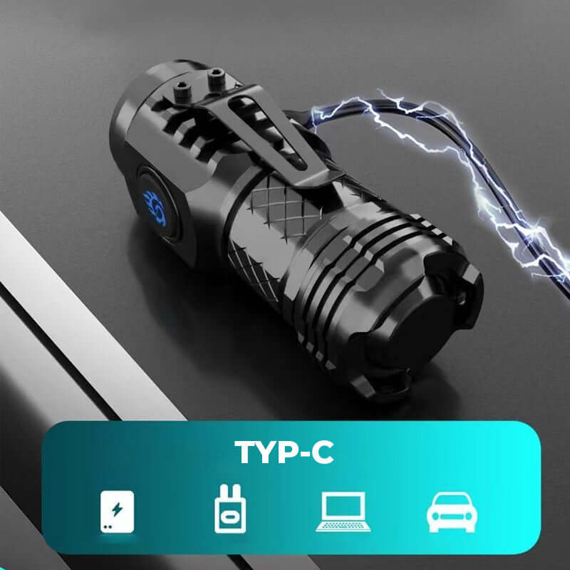 Kompakte LED Taschenlampe - Vielseitig &amp; Leistungsstark