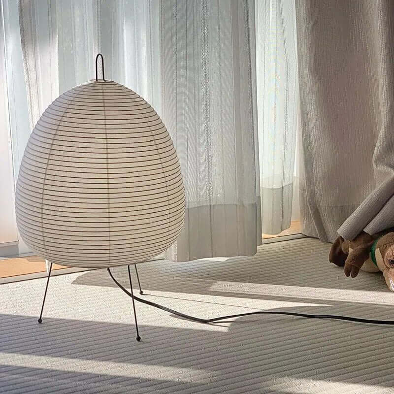 Japanische LED Reispapierlampe Stehlampe Wohnzimmer