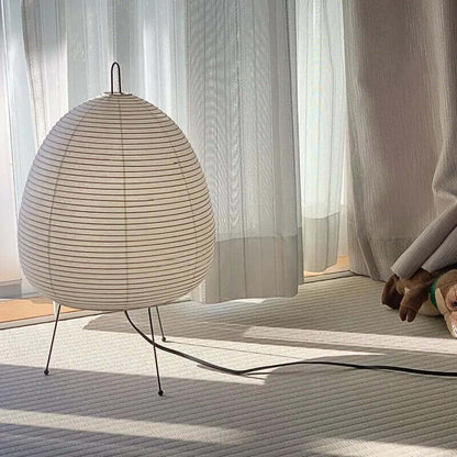Japanische LED Reispapierlampe Stehlampe Wohnzimmer