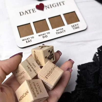 Paar-Würfelspiel für Date-Nights - Romantik &amp; Spaß