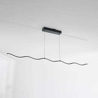 Moderne LED-Pendelleuchte Wellen-Design