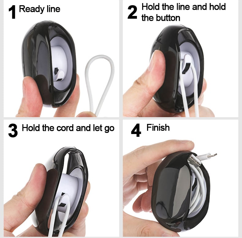 Zipcord Automatischer Kabelaufwickler |  1+2 GRATIS