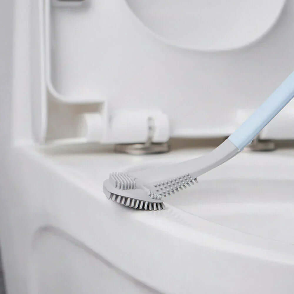 Hygienische Toilettenbürste mit L-Kopf - Flexibel &amp; Sauber