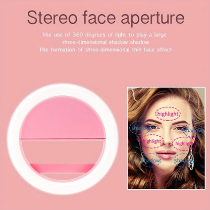 LED Selfie Ringlicht – Perfekt für Make-up und Fotografie